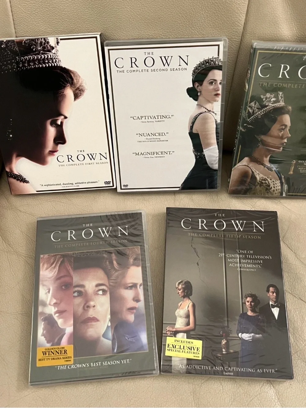 The Crown Seasons 1-5 DVD Box Set